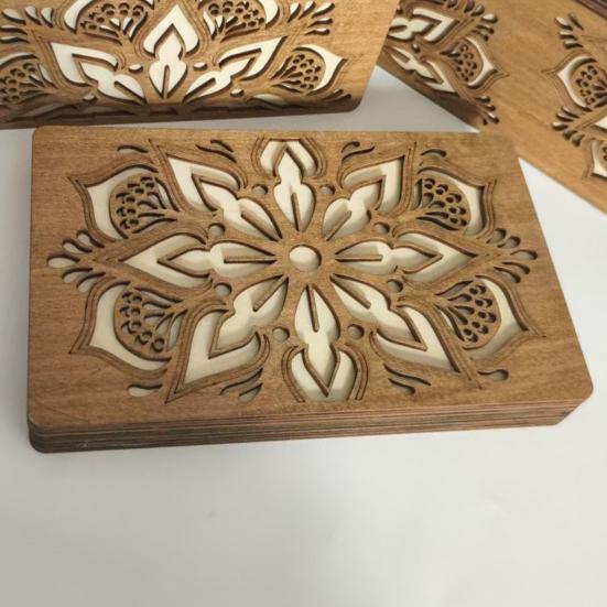 Органайзер для хранения бусин, деревянный ящик для хранения с крышкой, многоярусный лоток для сортировки бусин, органайзер для принадлежностей для работы с бисером для любителей рукоделия