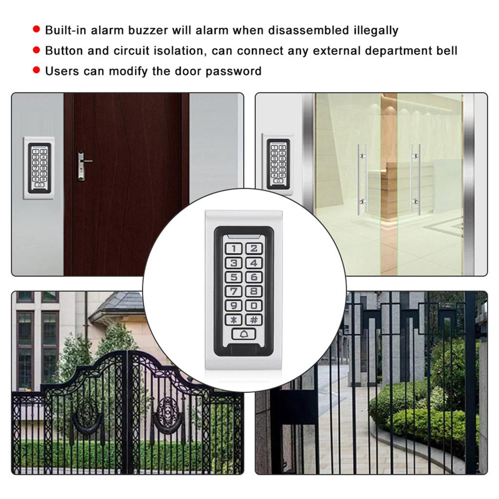 Keypad Access Control System RFID 125khz Card Standalone 2000 UsersAccess Control
