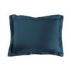 Taie D'oreiller Rectangle 50x70 Cm - 100% Coton - Bleu