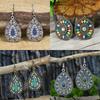 Bohemian Earrings with Colorful Oil Drop Temperament Earrings