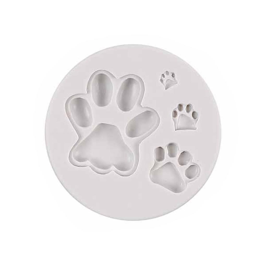 Silicone Fondant Mold Cute Cat Claw Baking Mold Chinese Animal Paw Shape Chocolate Resin Mold Cake Decorating Tool
