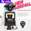 [NEPC02] Reusable Coffee Capsule Coffee Pods Filter Refillable Stainless Steel Filters Rich Creamy Maker Cups for Nespresso Machine