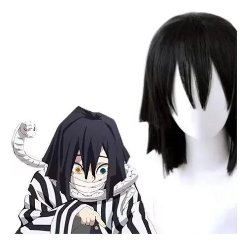 Новый Косплей Игуро Обанай Змея Аниме Клинок Рассекающий Демонов Kimetsu No Yaiba Косплей Игуро Обанай Кимоно Брюки Топ Форма Kisatsutai Набор Костюмов на Хэллоуин