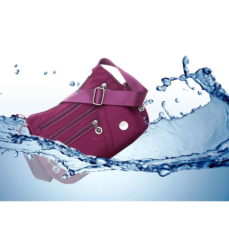Women Shoulder Messenger Bag Waterproof Nylon Oxford Crossbody Bag Handbags Large Capacity Travel Bags Purse