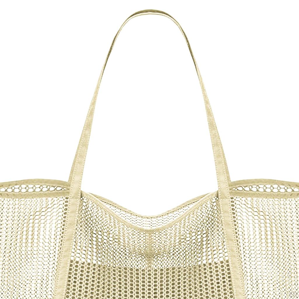 Beach Tote Bag Shoulder Storage for Women Camping Shopping Picnic