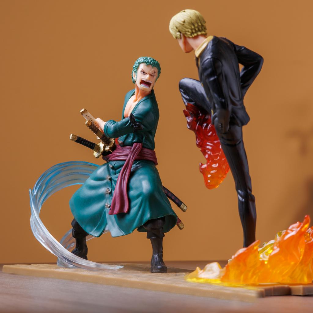ONE PIECE Sanji Zoro Duel, Model Statues, Anime Peripherals, Home Ornaments, Valentine's Day Gifts, Small Gifts