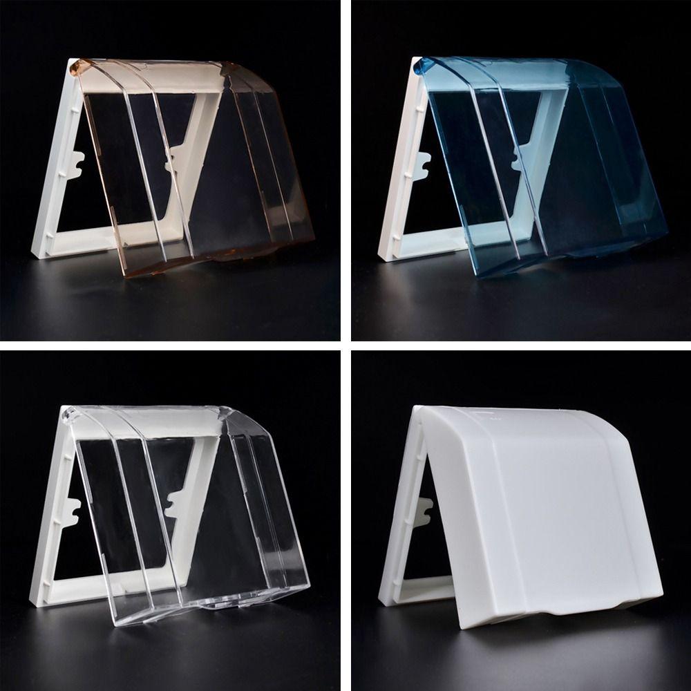 Настенный выключатель Защитный чехол Самоклеящаяся защитная розетка Брызгозащищенная коробка Ванная комната