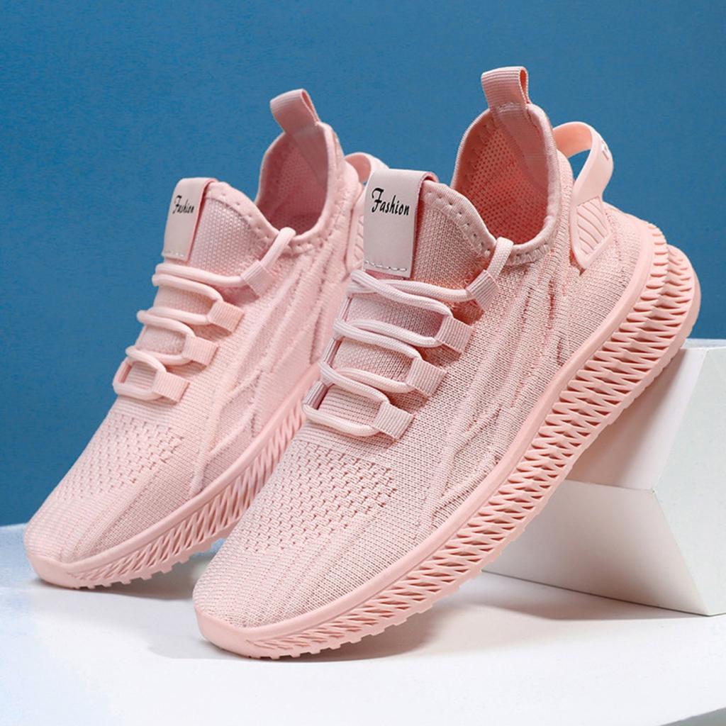 Shoes Women,Spring Fashion Casual Sneakers,Trendy Mesh Breathable Single Shoes