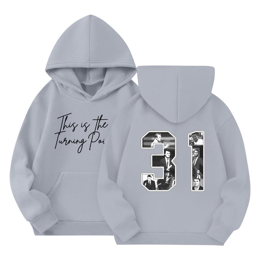 Children's Fashion Hooded Long Sleeved Printed Casual Pullover Sweatshirt Top