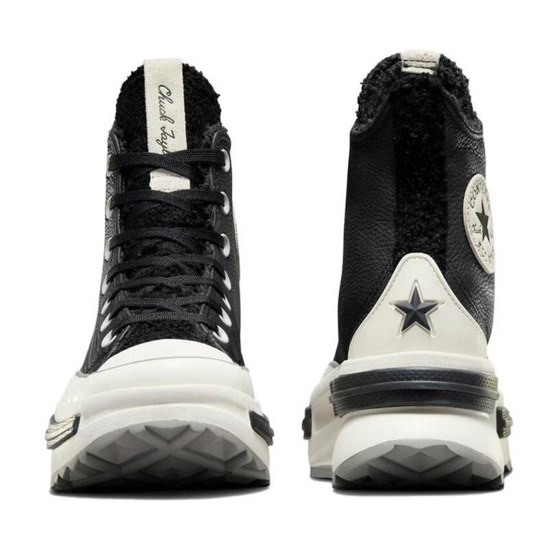 Converse Run Star Legacy CX Удобные и Универсальные Высокие Эспадрильи Унисекс Черно-Белые