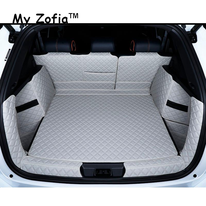 For BYD Seal U Sealion 6 2023 2024 2025 Leather Car Rear Storage Box Pad Trunk Mat Waterproof Bottom Protector Pad Car Decor