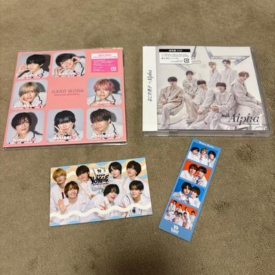 Б/у набор CD и коллекционных карточек Naniwa Danshi