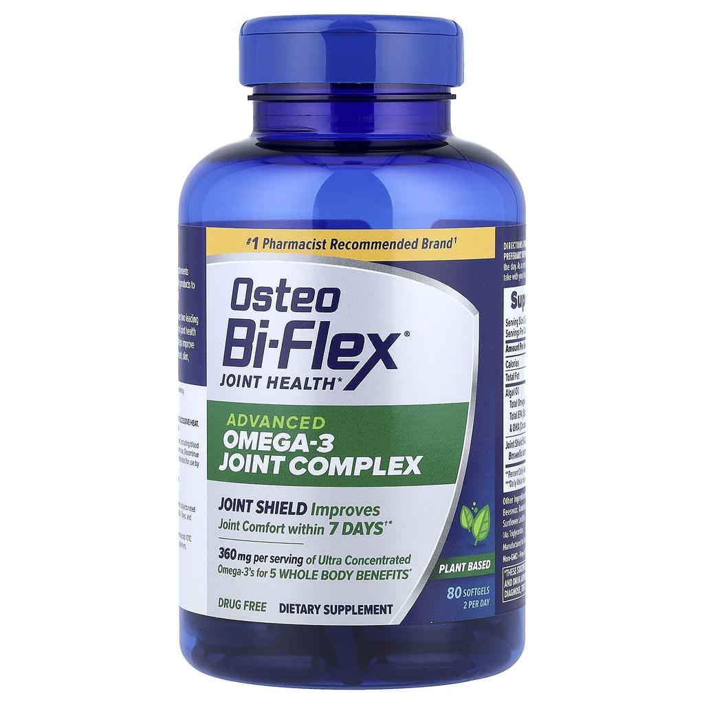 Osteo Bi-Flex, Advanced Omega-3 Joint Complex, 80 Softgels