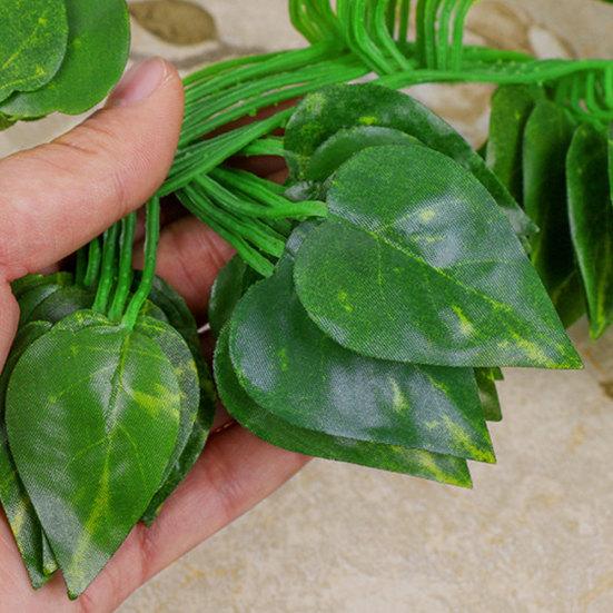 12шт искусственные настенные висячие листья лозы поддельные растения сад двор забор декор