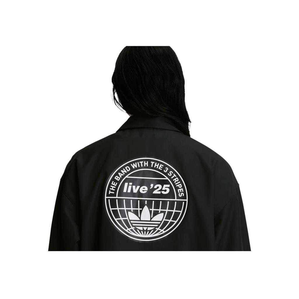 adidas Куртка-бомбер Originals X Oasis Collaboration Coach Jacket Travel Coach Однобортная куртка со свободной воротниковой зоной Унисекс куртки KT-3464