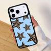 Pink Blue leopard Dalmatian Spots stars Mobile Phone Case for IPhone 17 AIR 16pro Max 15 14 13 12 11 Bumper Cover