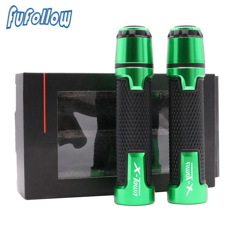 22 мм Мотоциклетные ручки руля Концы руля кафе рейсер Универсальные Для KYMCO XTOWN300i X-TOWN 125i 300i x town 125 300