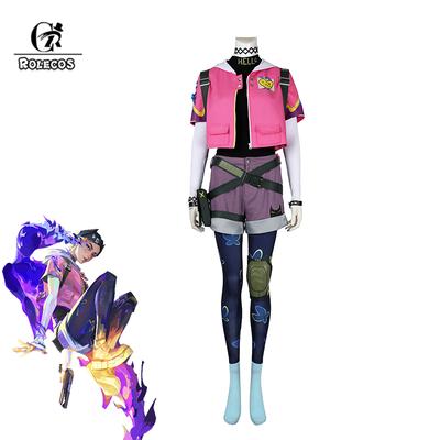 Костюм для косплея Clove Игра Valorant Clove Бессмертный Костюм для косплея Женская Боевая Униформа Наряд для Хэллоуинской Вечеринки Полный Комплект