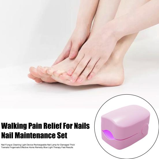 Свет для лечения грибка ногтей 910 нм Инфракрасный свет 460 нм Синий свет Ногти на ногах Очистка ногтей от грибков Устройство для удаления онихомикоза Светодиодная терапевтическая лампа