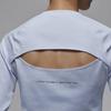 Jordan Спортивная футболка Dri-FIT Comfortable Soft Quick-Dry с длинным рукавом для женщин, футболка серого цвета FV6931-085