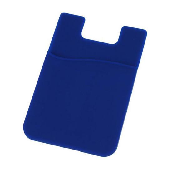 Однотонный силиконовый кармашек для карт, наушники, ID, кредитки, хранение, чехол на заднюю панель телефона