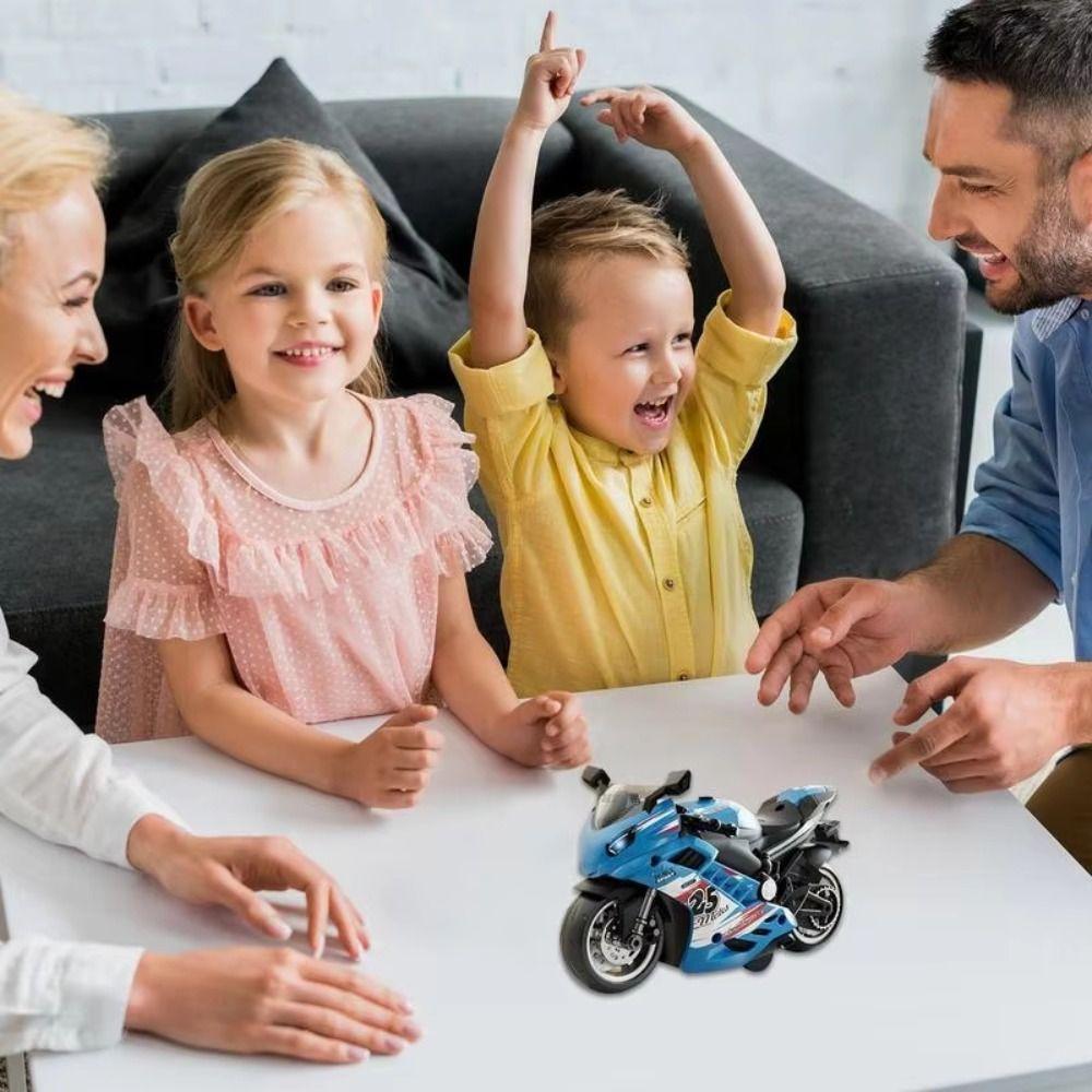 Lights Simulation Motorcycle Toy Racing Car Model Mini Motorcycles Music Toy Educational