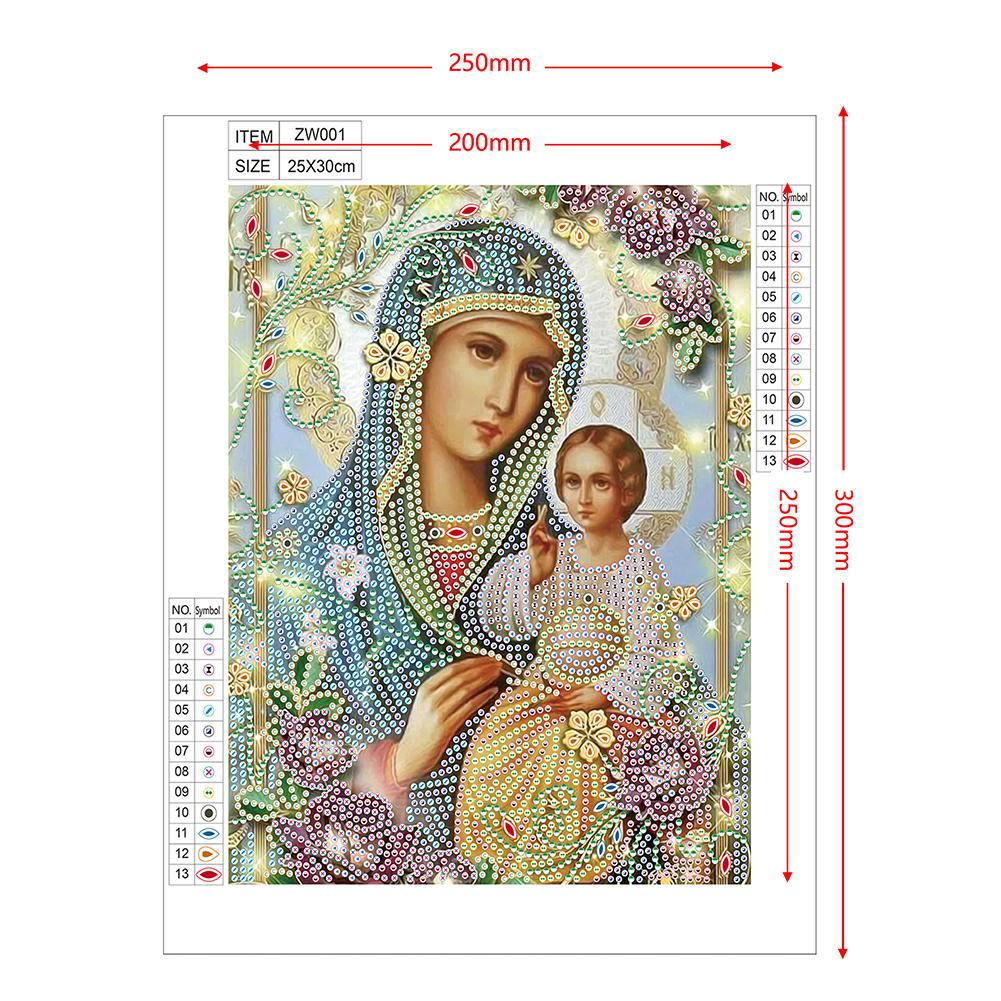 5D Алмазная Живопись DIY Религиозные Детали Специальное Сверло Стразы Набор Мозаика Искусство Картина Вышивка Ремесло Домашний Декор Стены Подарки
