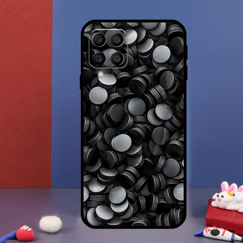 Спортивный чехол для телефона Samsung Galaxy M14 M34 M54 M33 M13 M23 M53 M15 M55 M31 M51 M20 M30s M32 M52 с изображением хоккея