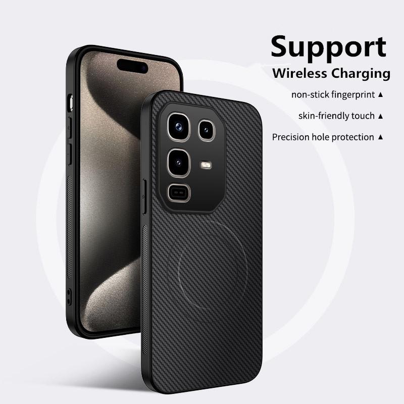 For Infinix Note 50 Pro Luxury Matte Phone Case For Infinix Note 50 Pro For Magsafe Magnetic Wireless Charging Shockproof Cover