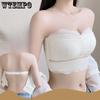 Plus-size Lingerie for Women Strapless Anti-slip Tight-fitting Bra Slim Bra Push Up Bra