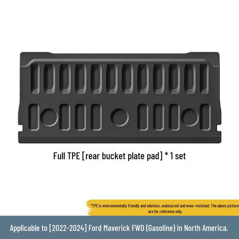 Ford Series Eco-Friendly TPE Trunk Mats: Ideal for Trunk, Rear Bed, and Backrest.
