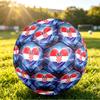 Croatia Football Printed Size 5 Soccer Ball Wear Resistant Standard Adult Training Football Fan Gift for Indoor Outdoor Match Sports