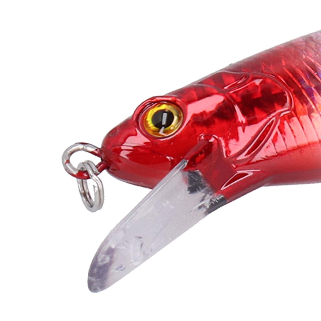 Sea Fishing Sinking Lure 60g Stainless Steel Plastic Artificial Simulation Eye Bait Accessory