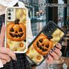 Phone case: 2D flat design suitable for Samsung Galaxy A34 A35 M05 M06 S20 S22 S21 FE Plus 5G protective case, Jack-o'-lantern, perfect Christmas and 