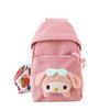 Adorable Cartoon Canvas Kids Chest Bag Lightweight Travel Crossbody For Boys And Girls
