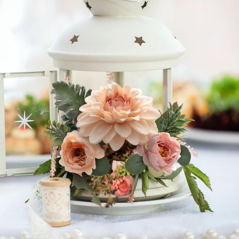 Искусственный цветок Подарочная коробка Искусственный цветочный букет Свадебный декоративный букет своими руками