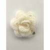 Slowslowly No.197 / Kid Mohair Camellia Brooch _ Cream