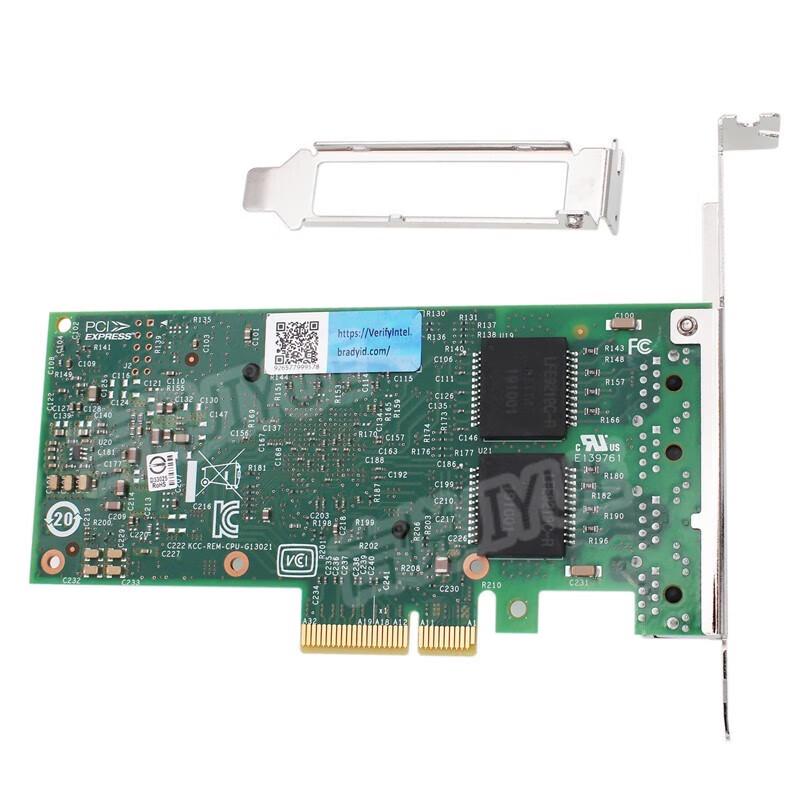 Сетевая карта PCI-E I350-T4 с 4 гигабитными портами Ethernet