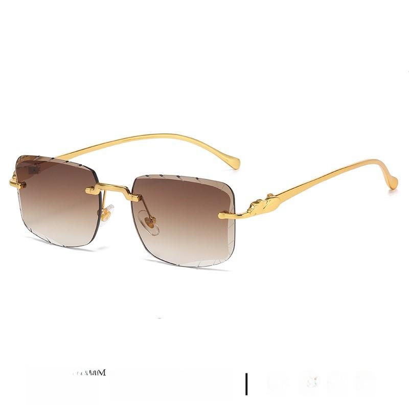 Солнцезащитные очки с принтом леопарда для мужчин и женщин с металлической оправой и поликарбонатными линзами для путешествий