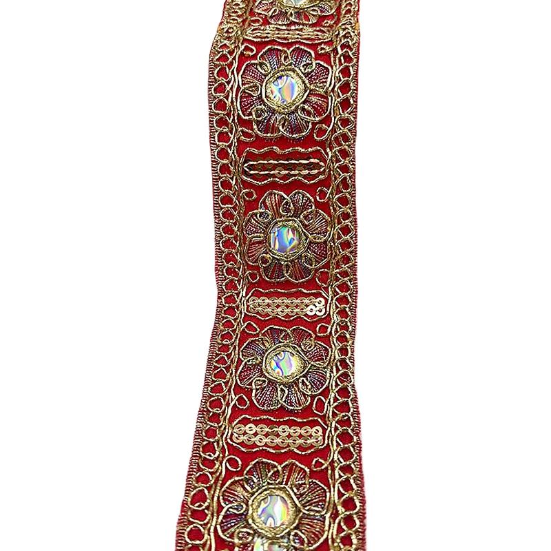 4.5смx10 ярдов Материалы для DIY Богемный стиль Швейные принадлежности Многофункциональный Цветочная вышивка Декор для штор Несколько цветов