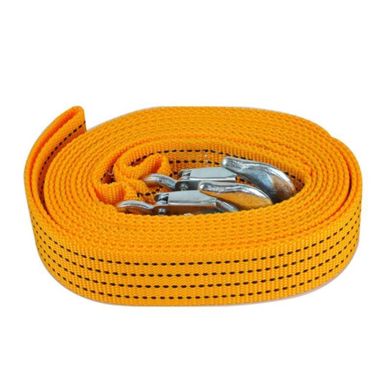 Универсальный автомобильный буксирный ремень 3М для тяжелых условий эксплуатации, буксирный трос для прицепа, высокая прочность с предохранительными крюками