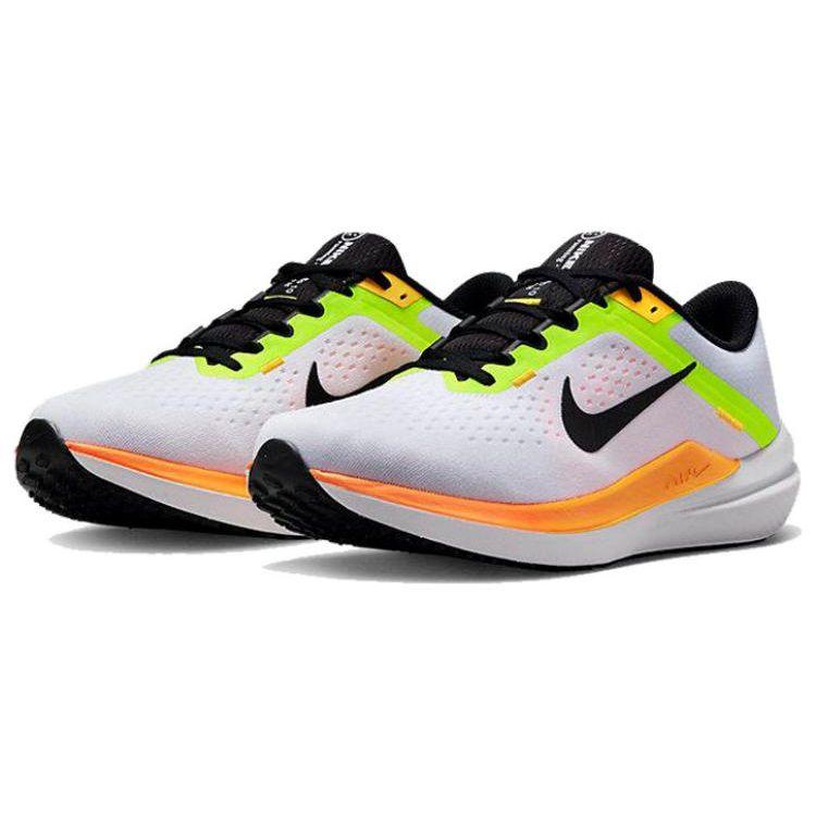 Nike Winflo 10 White Volt Laser Orange Мужские кроссовки черные DV4022-101
