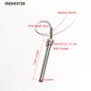 SNDHEATER 1 шт. 110В 220В 380В DN15/21мм Резьбовой cartridge heater Одноконцевой нагревательный элемент 12x100-200мм 300-1000Вт для ведра с водой