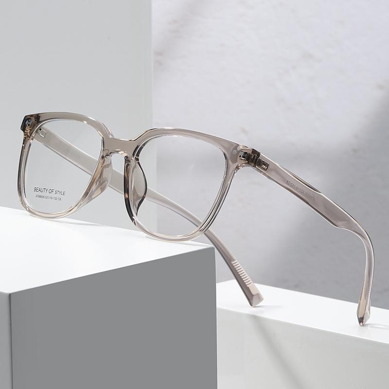 New fashionable square glasses women can match myopia glasses women's optical frame retro, simple and literary