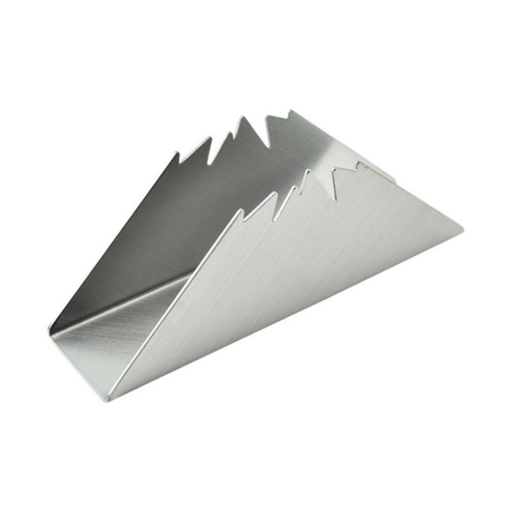 Stainless Steel Vertical Tissue Holder Handicraft Storage Tissue Rack  Dining Table