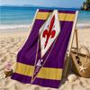 Fiorentina Football Crest Beach Towel Microfiber Beach Towel, Lightweight and Quick-Dry, for Summer Travel, Swimming Pool Fan Birthday Gift