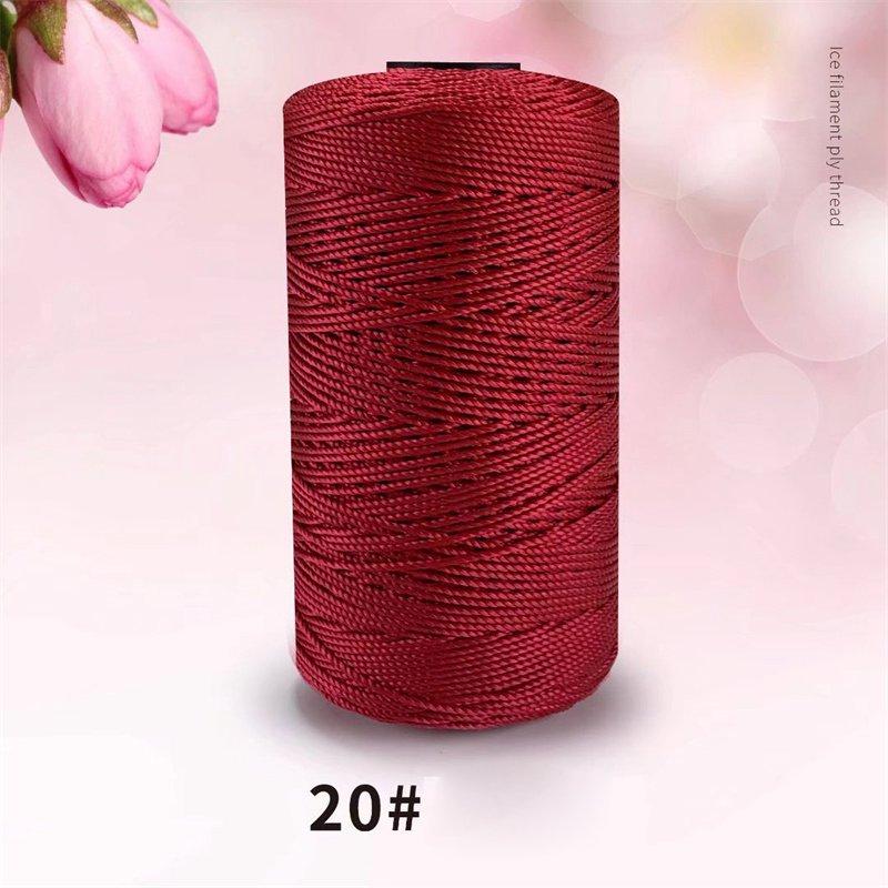 Ручная работа, ремесло, витой шнур макраме, сделай сам, свадебный декор, полипропиленовая швейная нить, 34 цвета, веревка