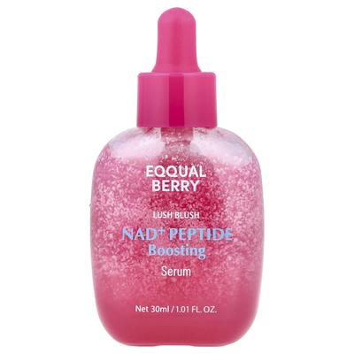 EQQUALBERRY, Пышный румянец, Сыворотка с пептидами NAD+, 30 мл (1,01 жидких унций)