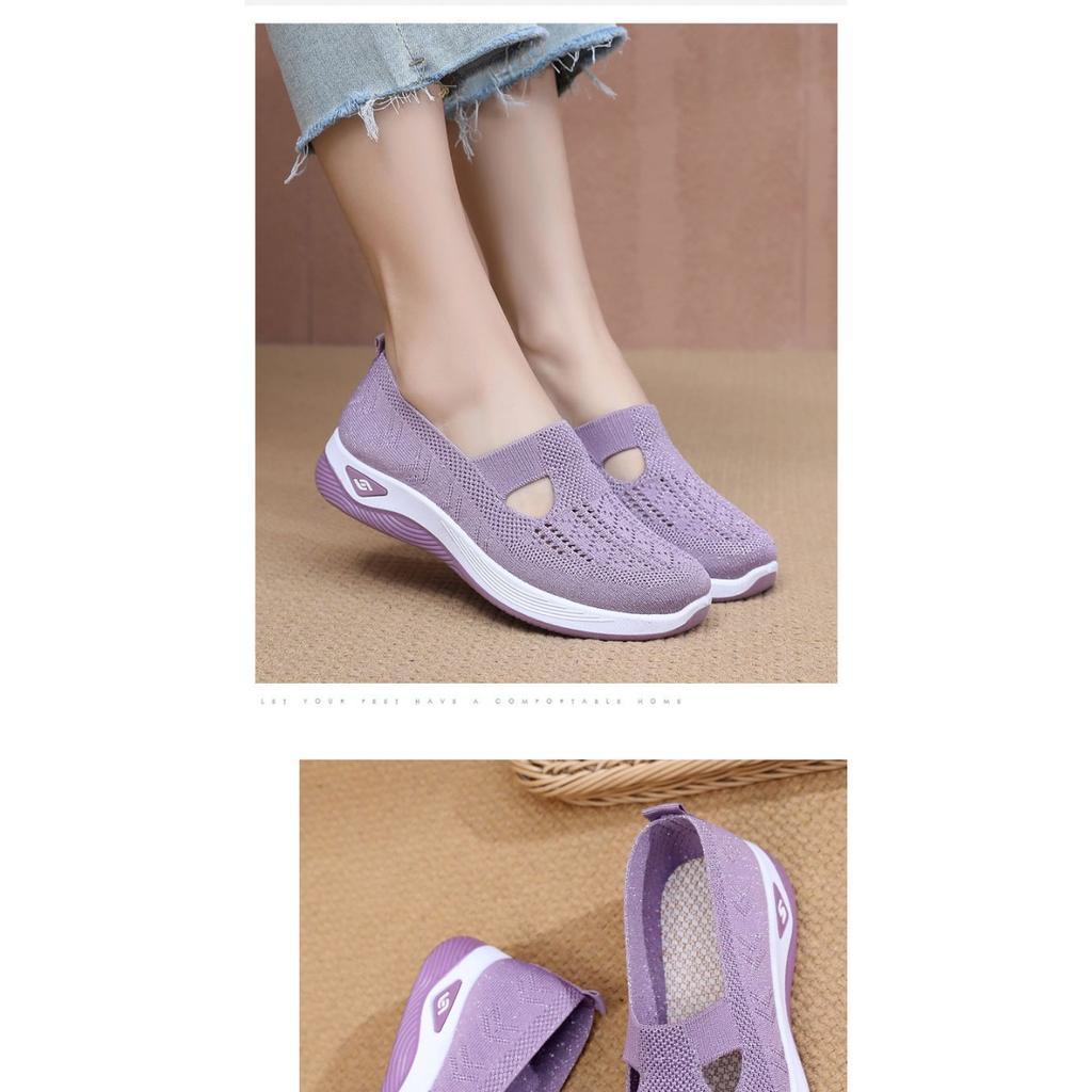 Women's Summer New Casual Shoes, Soft Soled Breathable Fashionable Mom's Shoes Sports Shoes for Women
