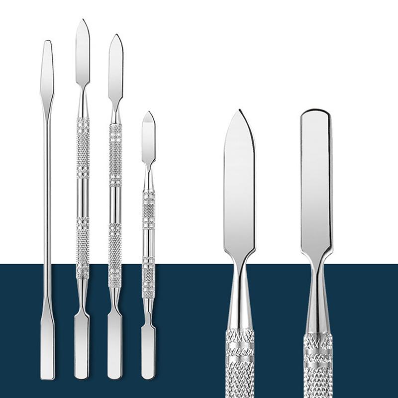 Nail Art Stirring Rod Gel Acrylic Bb Cream Mixing Stick Steel Spoon Spatula